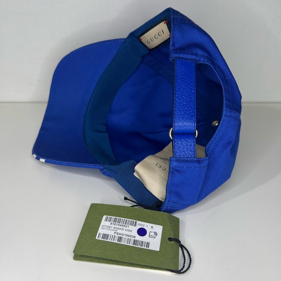 Gucci 100 Logo College Velcro Adjustable Trucker Baseball Strap Cap Hat - Picture 10 of 10